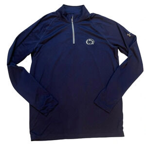 Under Armour Penn State Quarter Zip Pullover Navy Blue Size Medium